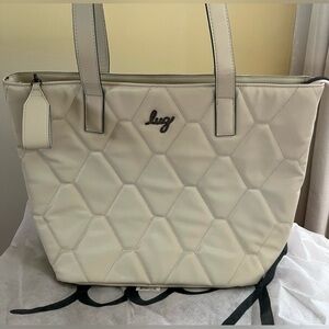 Lug Paddock Pebble Satin Vegan Leather Bag. NWT